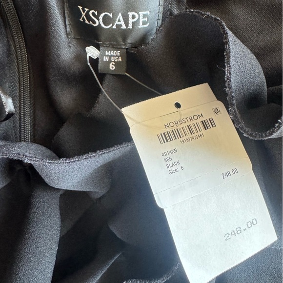 Xscape Evenings Ruffle Off the Shoulder - Picture 6 of 7